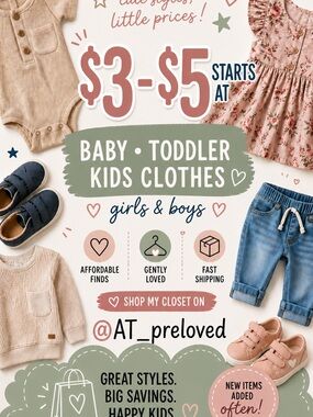 Kids Casual Dress & Outfit Set in Dusty Pink and Denim - AT_preloved